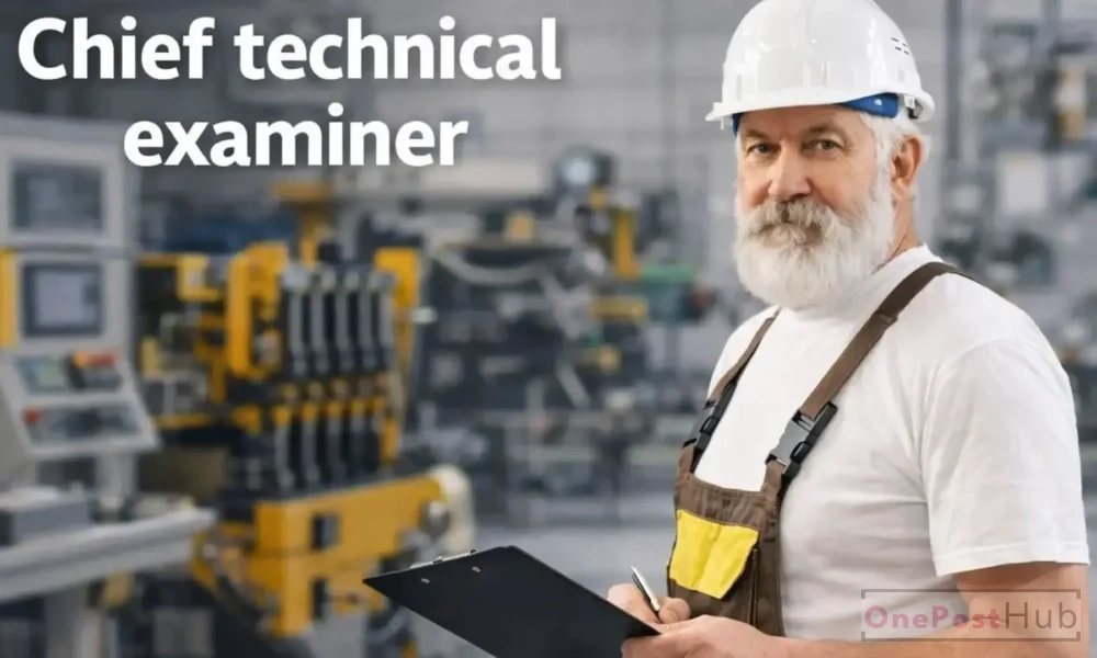 Chief Technical Examiner